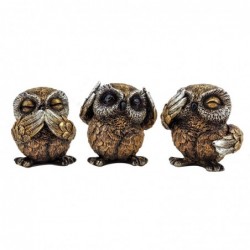 ORIGEN Home Decor Owls 3U...