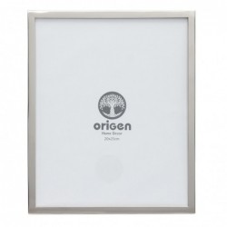 ORIGEN Home Decor Cadre photo Cadres rectangulaires argentés - 27x22x2cm