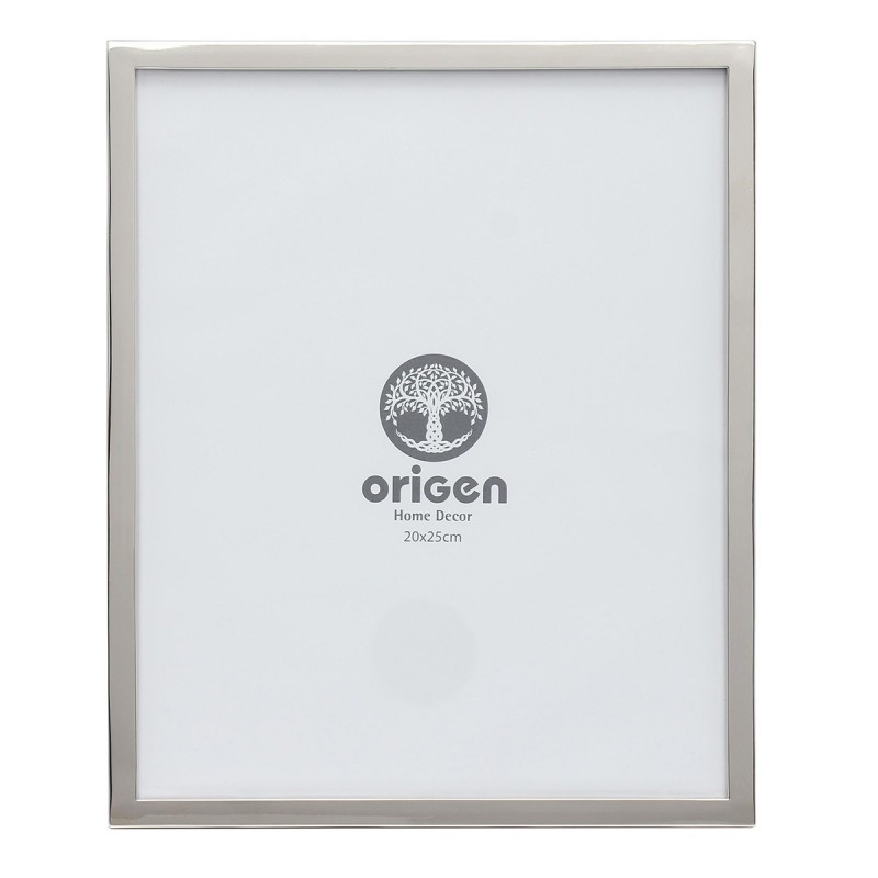 ORIGEN Home Decor Cadre photo Cadres rectangulaires argentés - 27x22x2cm