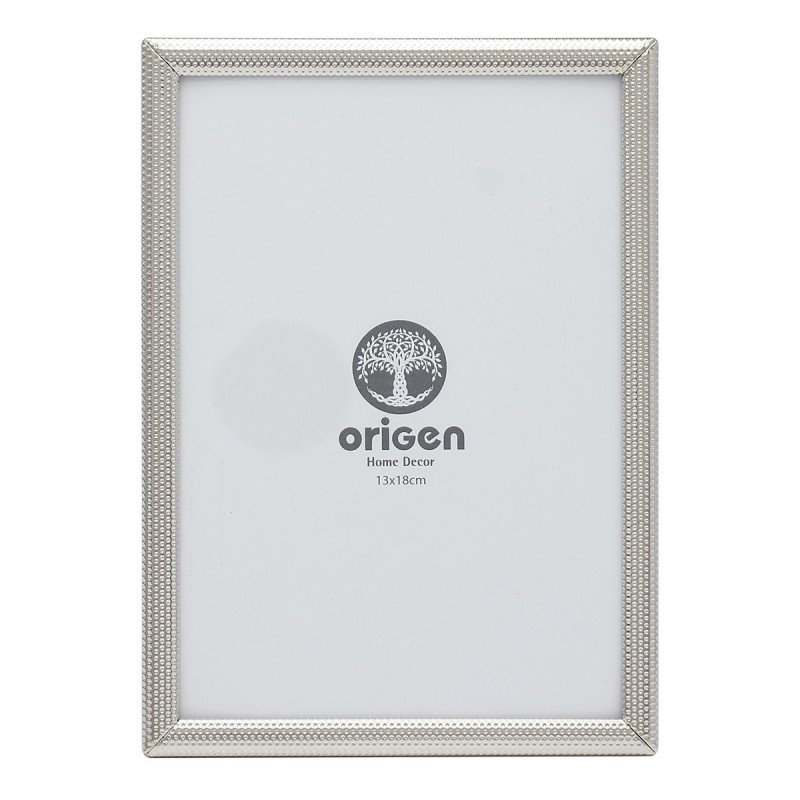 ORIGEN Home Decor Cadre photo Cadres rectangulaires argentés 18x13x2cm