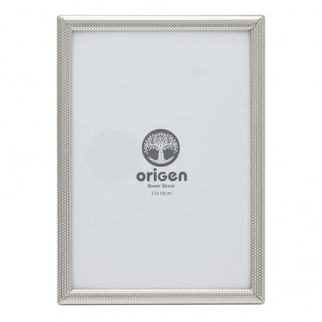 ORIGEN Home Decor Cadre photo Cadres rectangulaires argentés 18x13x2cm