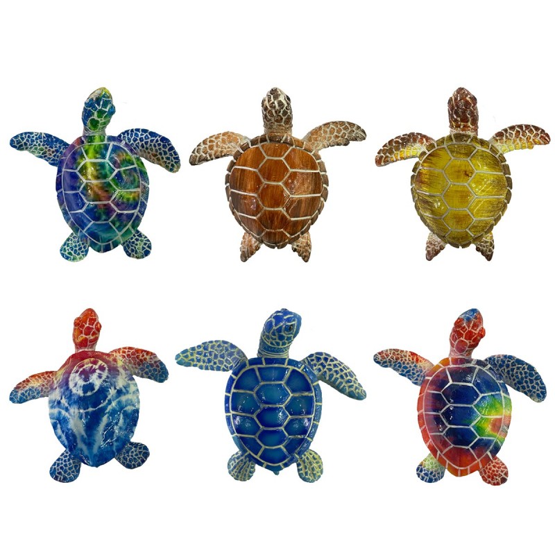 ORIGIN Home Decor Tortue 6U Animaux | Figurine de tortue grise - 2x9x8cm pour la décoration de la maison