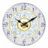 ORIGEN Home Decor Horloge Ronde Jaune Citron - 34x34x4cm