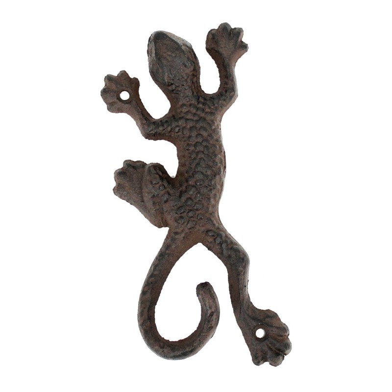 ORIGIN Home Decor Jardin Lézard | Figurine Lézard Gris - 19x9x4cm