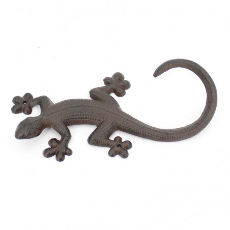 ORIGIN Home Decor Jardin Lézard | Figurine Lézard Gris - 29x15x8cm