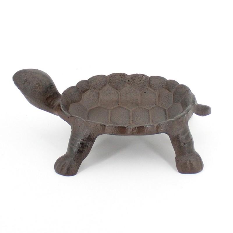 ORIGEN Home Decor Plateau Tortue Plateaux Gris 8x21x16cm Décoration de Maison en Fonte