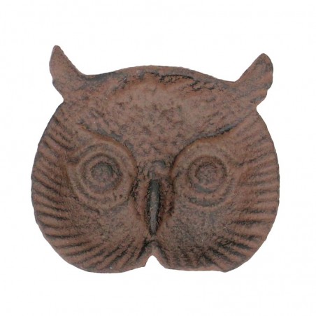 ORIGEN Home Decor Plateau Hibou Plateaux | Gris - 10x11x2cm