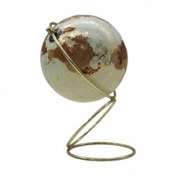 ORIGIN Home Decor Globe Ballons du Monde | Rond Gris - 27x21x18cm