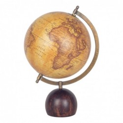 ORIGIN Home Decor Globe Ballons du Monde | Rond Beige - 33x23x20cm