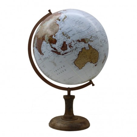 ORIGEN Home Decor Ballons Globe Ronds Bleus du Monde - 69x47x45cm