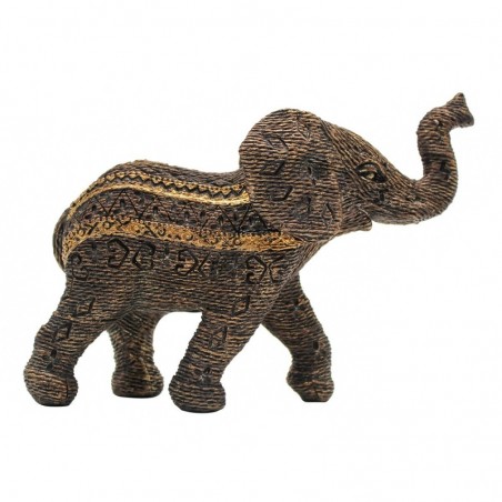 ORIGEN Home Decor Éléphant Africains et Éléphants Figurine d'Éléphant Gris 13x19x7cm