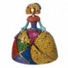 ORIGIN Home Decor Menina Divers | Figurine Personne Jaune - 28x26x14cm