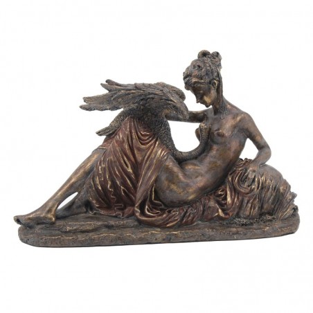 ORIGEN Home Decor Figurine Danseuse en Bronze Gris - 18x28x12cm