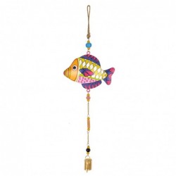 ORIGEN Home Decor Pendentif Poisson Orange - 56x21x3cm pour la Décoration de la Maison