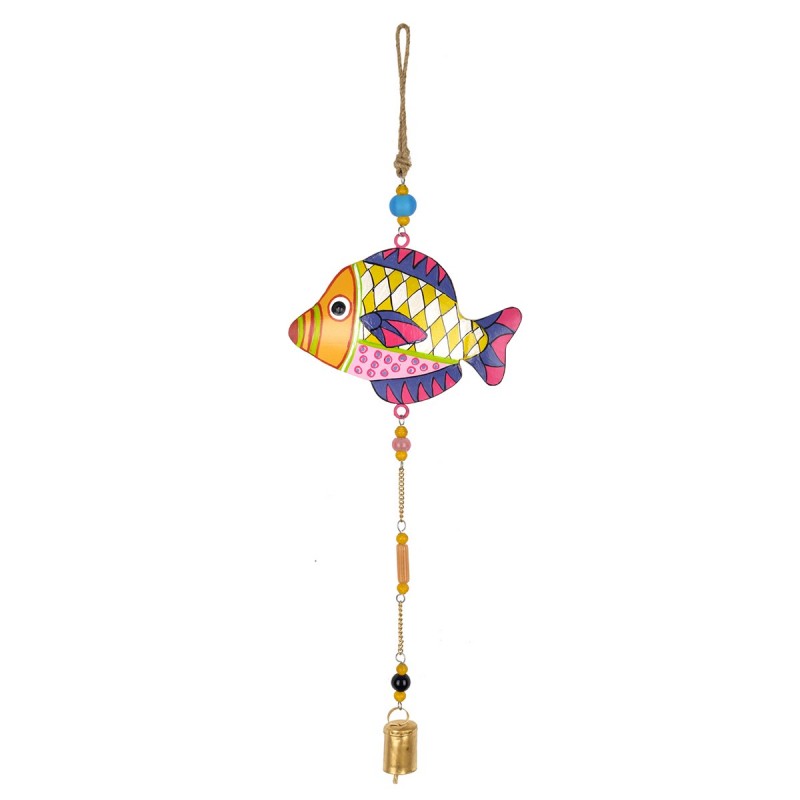 ORIGEN Home Decor Pendentif Poisson Orange - 56x21x3cm pour la Décoration de la Maison