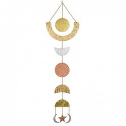 ORIGEN Home Decor Mobile Lunes Suspendues Beige - 85x24x1cm | Décoration d'intérieur