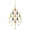 ORIGEN Home Decor Triangles Suspendus Mobiles Beige 70x27x3cm - Design Unique et Polyvalent pour Décorer votre Maison