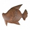 ORIGIN Home Decor Figurine Poisson Marin Marron 32x41x13cm Métal