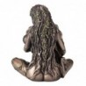 ORIGIN Home Decor Gaia Terre Mère avec Bébé Bronze Gris Déesse Figure 11x10x6cm