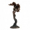 ORIGIN Home Decor ?Arbre de Vie Nymphe Bronze Figure Déesse Gris 25x12x10cm