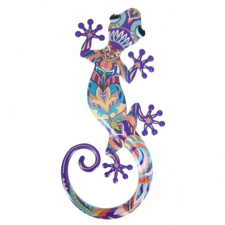 ORIGIN Home Decor Jardin Lézard | Figurine Lézard Lilas - 24x12x1cm