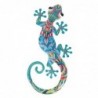 ORIGIN Home Decor Jardin Lézard | Figurine Lézard Bleu - 24x12x1cm