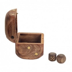 Boîte à dés avec boussole pour aventures nautiques et jeux de rôle