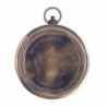 Carte du monde boussole nautique dorée 1,5 cm x 8,5 cm x 7 cm