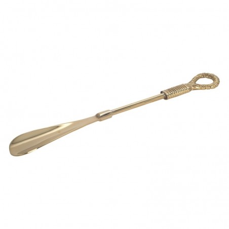 Chausse-pied doré design nautique - Accessoire indispensable pour votre maison