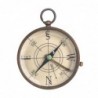 Boussole nautique dorée  Accessoire de décoration pour la maison et le bureau