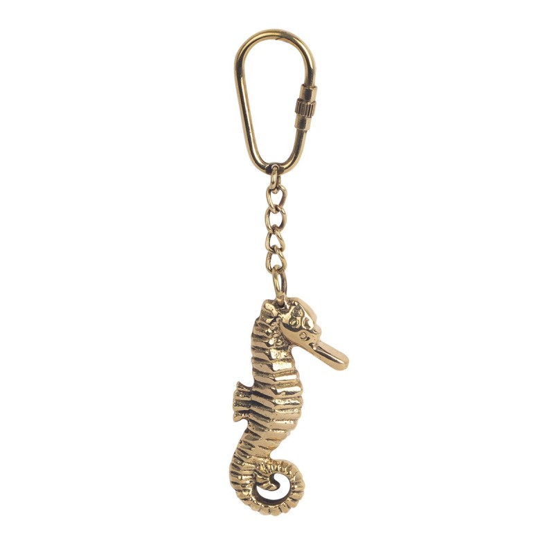 Porte-clés décoratif hippocampe nautique à offrir sur Amazon