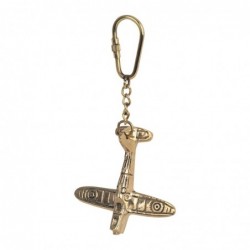 Porte-clés avion doré, décoration de marin nautique, cadeau
