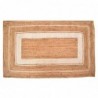 Tapis Jute Tressé 90x150 Naturel - Décoration Maison