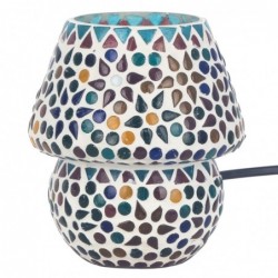 Lampe de table mosaïque style indien 14 cm