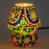 Lampe de table en mosaïque de style ethnique pour la décoration de la maison
