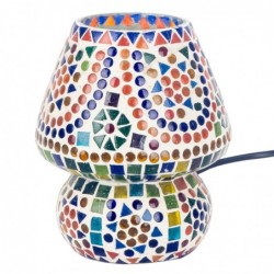 Lampe de table en mosaïque de style ethnique pour la décoration de la maison