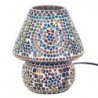 Lampe de table en mosaïque de style indien 25,5 cm