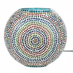 Lampe de table en mosaïque de style indien, décoration de la maison