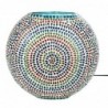 Lampe de table en mosaïque de style indien, décoration de la maison