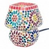 Lampe de table décorative en mosaïque de style ethnique