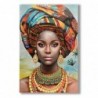 Tableau décoratif africain pour mur - Art ethnique unique et original