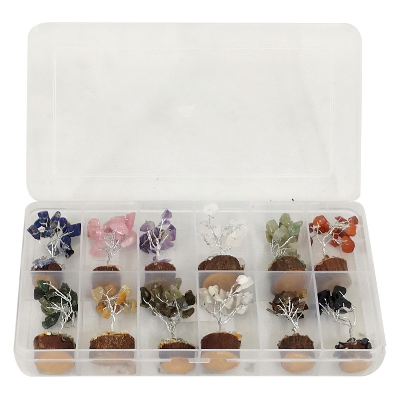 Mini pierres précieuses 12 unités