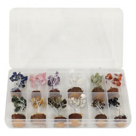 Mini pierres précieuses 12 unités