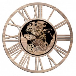 Horloge murale à engrenages...