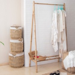 Pack de 3 paniers en rotin naturel - Organisez votre maison avec style