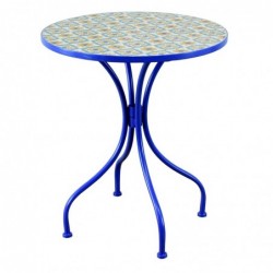 Table en mosaïque au design...