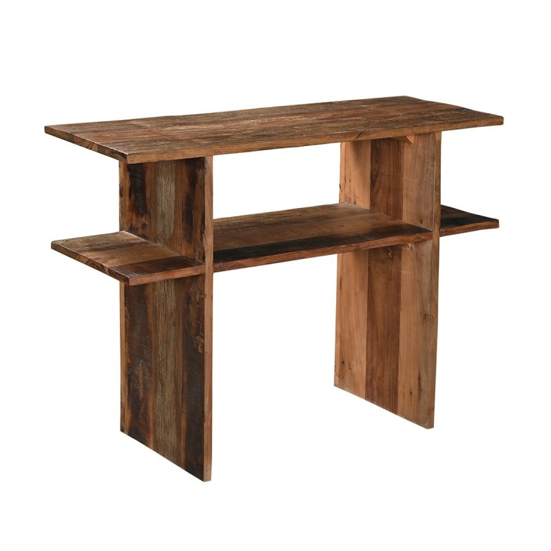 Meuble console industriel en bois pour une décoration d'intérieur moderne et fonctionnelle