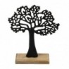 Grand arbre en aluminium noir pour la décoration de la maison et du bureau