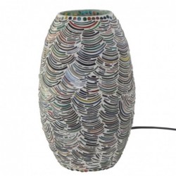 Lampe de table mosaïque de style ethnique pour décorer votre maison avec élégance et originalité
