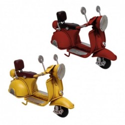 Scooter 2 unités Collection de véhicules cadeaux en métal multicolore vintage